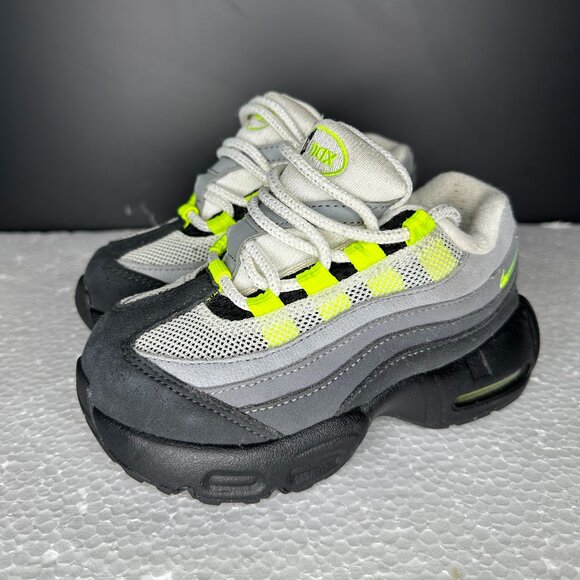 Nike Air Max 95 OG TD 'Neon' 2020 - 9C - Excellent Condition - Picture 1 of 7